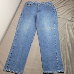 Riders Womens Blue Denim Jeans Size 38x32 Relaxed Fit Casual Wear‎